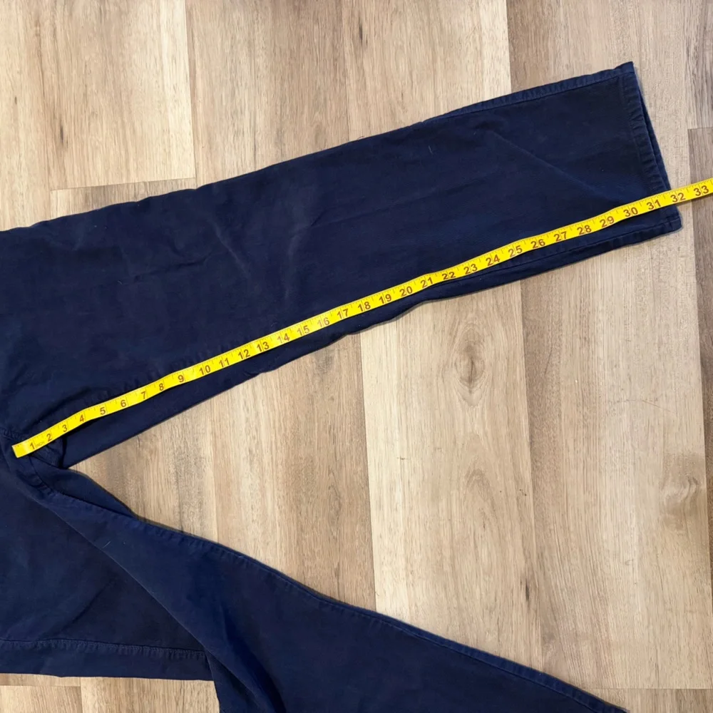 Peter Millar Pants Men's 36x32 Blue Superior Soft Corduroy Straight Leg Stretch